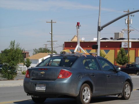 Google Street View Car in Salt Lake City