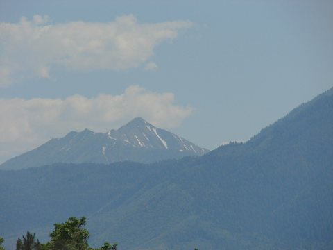 Mount Nebo peak from
