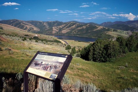 A-21. Little Mountain Summit (Emigration Canyon Road) on the California and Mormon Pioneer National Historic Trails (20…