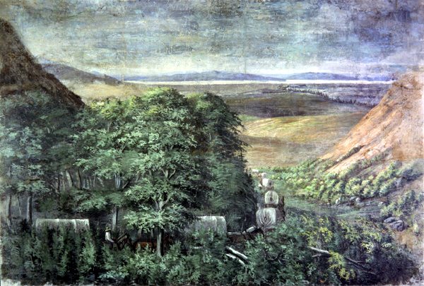 Entering the Great Salt Lake Valley by C.C.A. Christensen