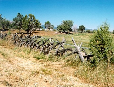 Scenic Byway 12 - Old Pioneer Fence in