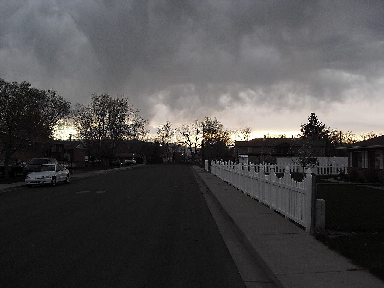 Cloudy day in