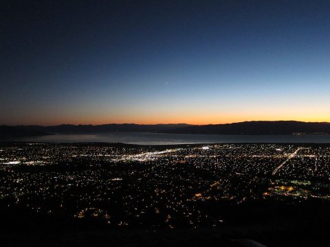 Night skyscape in