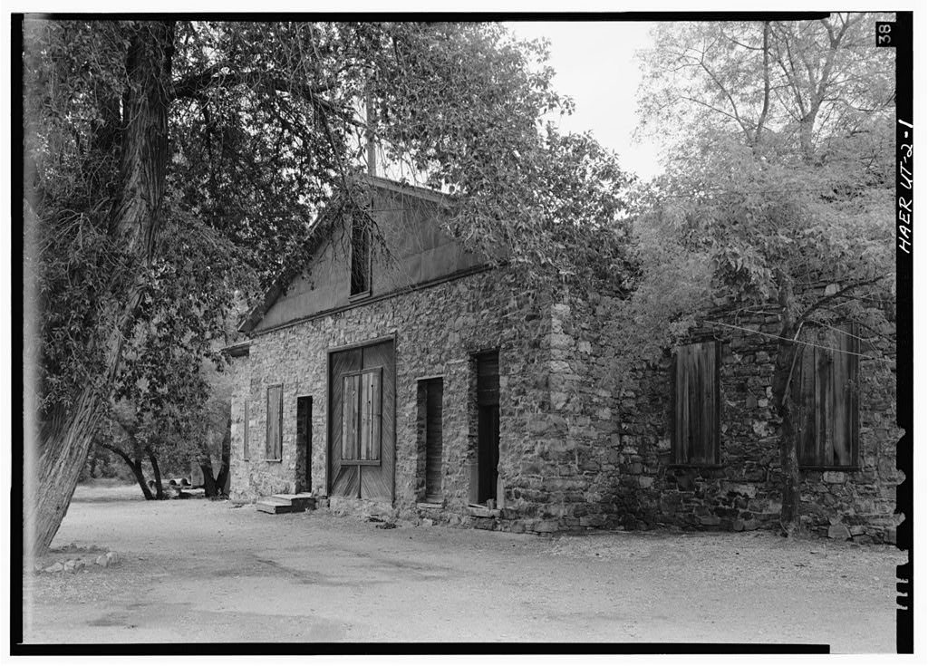 Telluride Power Company, Nunn Hydroelectric Plant, Southeast side of Provo River, 300 feet West of US Route 189