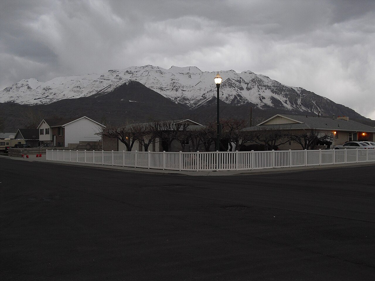Mount Timpanogos as seen from central
