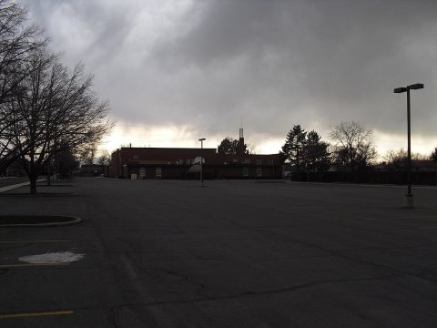 Mormon Church parking lot