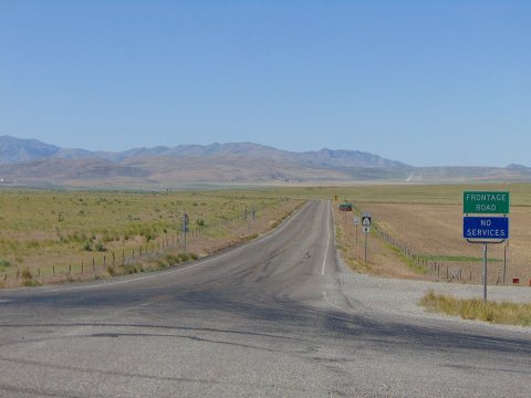 South along SR-83 in Howell, Utah, Jun 17