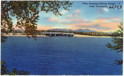 West Swanton-Alburg Bridge, Lake Champlain (66403)