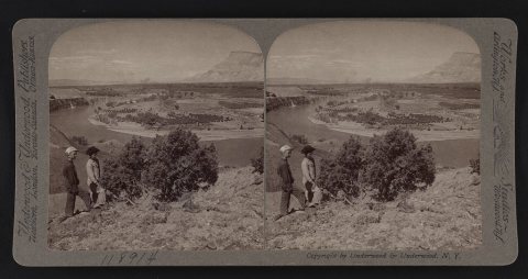 Grand River Valley from the Mesa, South of Palisade, Colo