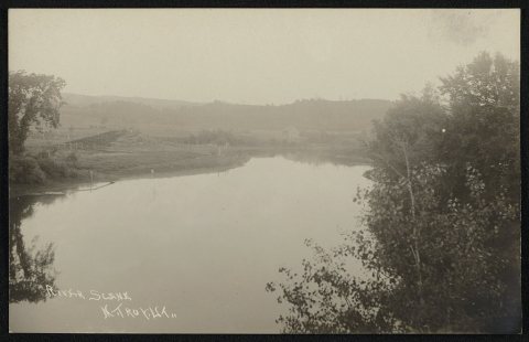 River scene, N. Troy, VT