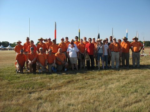 Group photo of an NAR Section (local rocket club)