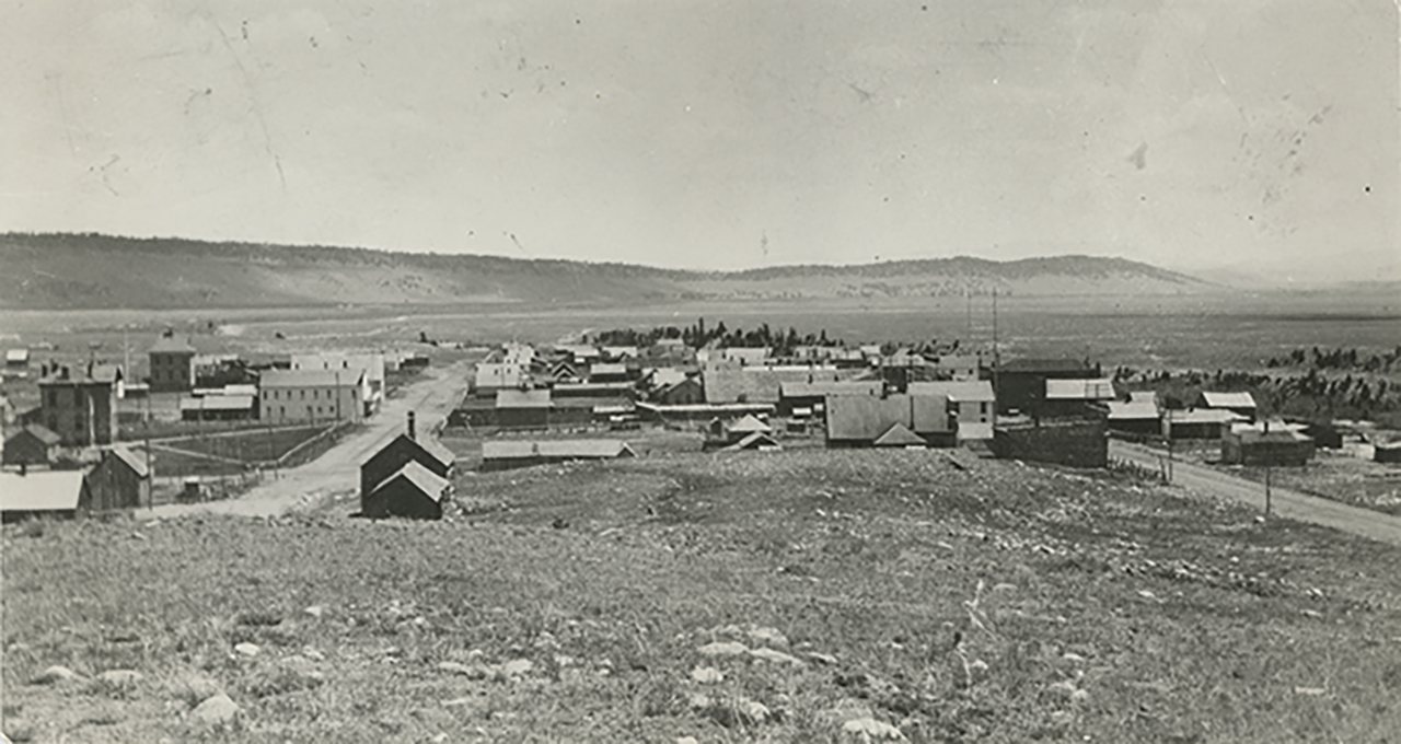 View of houses and buildings at Fairplay in the late 1800s - DPLA - 428cb56cadd82e0fb49ea6a70892588f