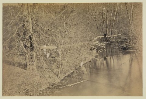 Embankment near Union Mills Station, Orange & Alexandria Railroad