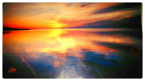 Sunset at Saxis Island