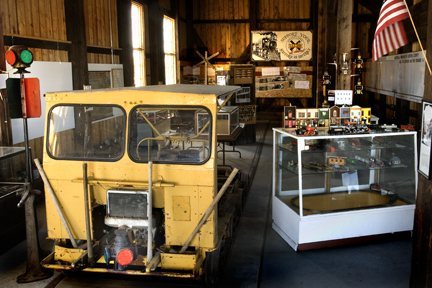 Frontier Pathways Scenic and Historic Byway - Inside View of Engine House