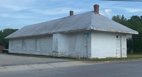 Brodnax Station on the Atlantic and Danville Railway