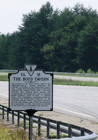 The Boyd Tavern Historical Marker