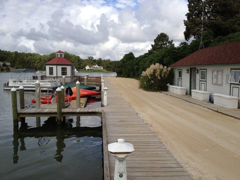 The Tides Inn docks - Rappahannock River, Virginia