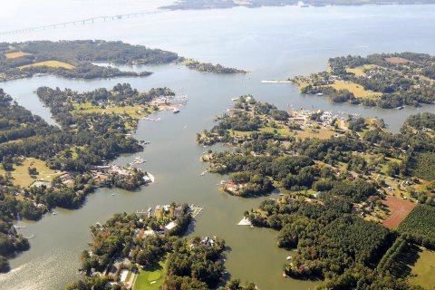 Carter's Creek and Weems off the Rappahannock River, Virginia
