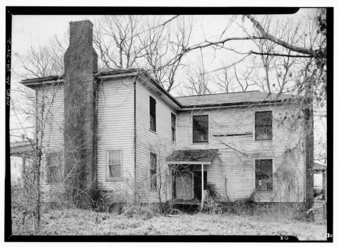 EAST SIDE - McDearmon-Tibbs House, State Route 24 vicinity
