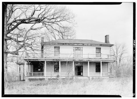 SOUTH FRONT - McDearmon-Tibbs House, State Route 24 vicinity