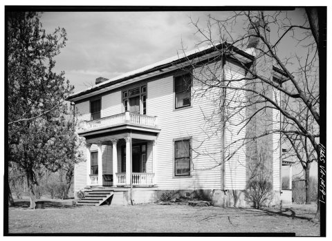 PERSPECTIVE VIEW OF SOUTH (FRONT) AND EAST SIDE - Martin Webb House