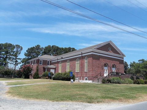 Epworth United Methodist Church between Exmore and Willis Wharf