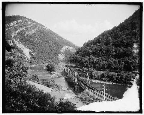 James River Water Gap, Chesapeake & Ohio Railway