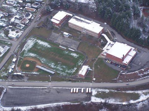 Aerial photograph of Appalachia High School in