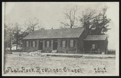 Flat Rock Brethren Church, 1841