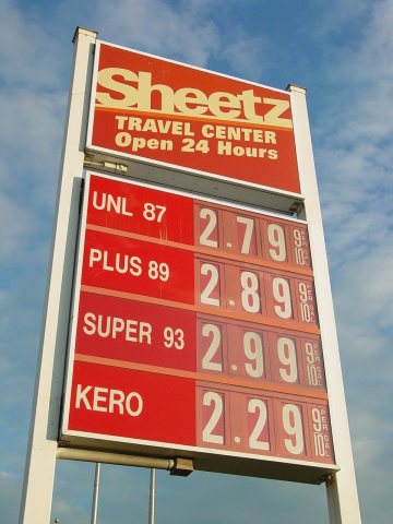 Sheetz Sign