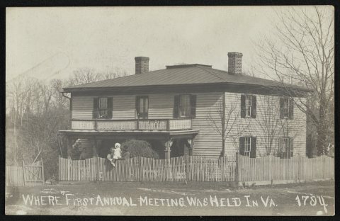 Where first annual meeting was held in VA [Church of the Brethren]