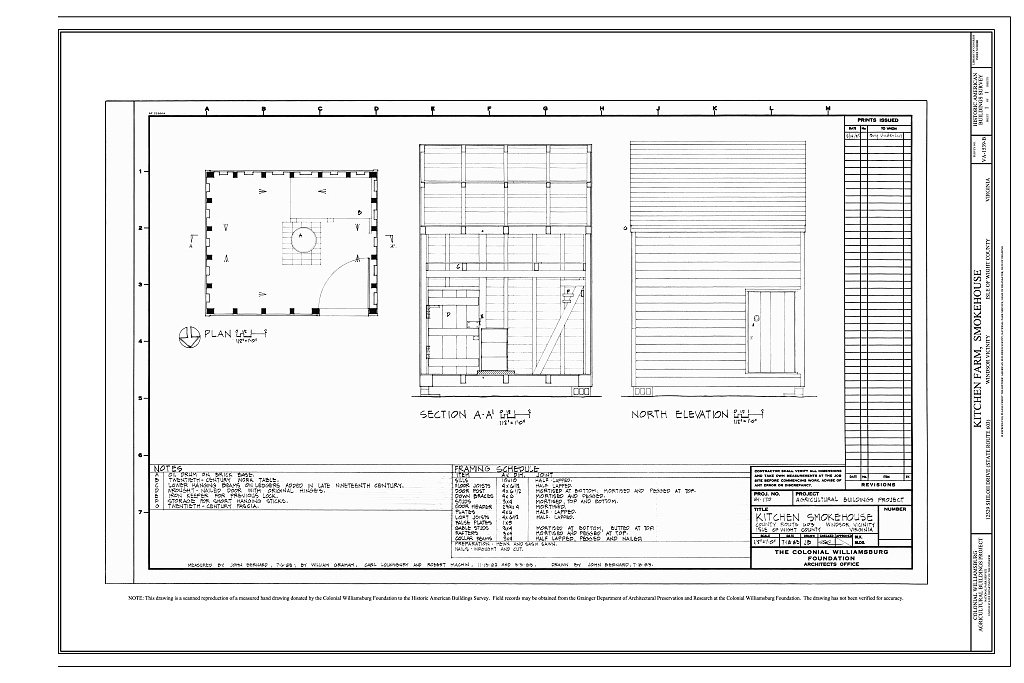 Kitchen Farm, Smokehouse, 12529 Shiloh Drive (State Route 603)