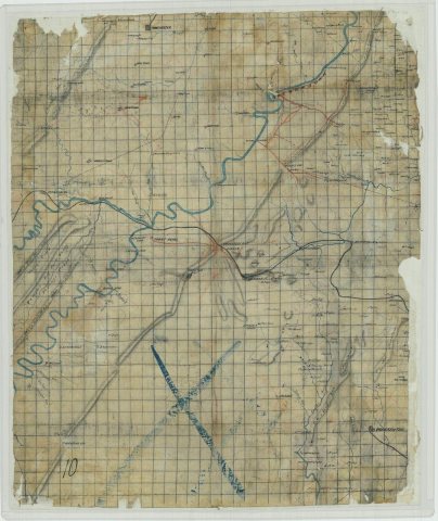 Map of the Country between New Baltimore on the east, Warrenton and Thornton's Gap on the south; Strasburg on the West,…