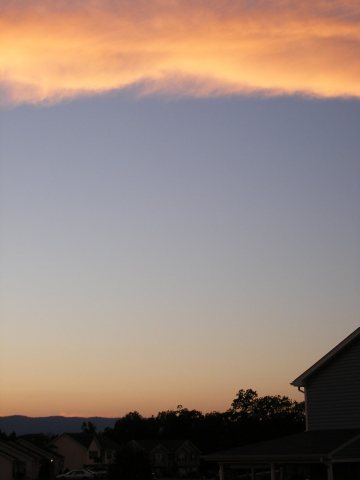 Strasburg sunset