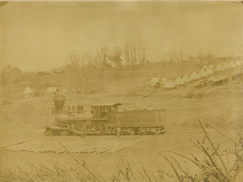 "Fred Leach (locomotive), Union Camp near Vienna, Virginia."