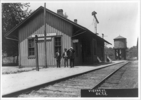Vienna, Va., station of the Southern railway system, 1909