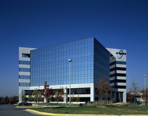 E-spire Communications Company's headquarters building near Dulles International Airport