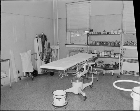 Operating room. Clinch Valley Clinic Hospital, Richlands, Tazewell County, Virginia