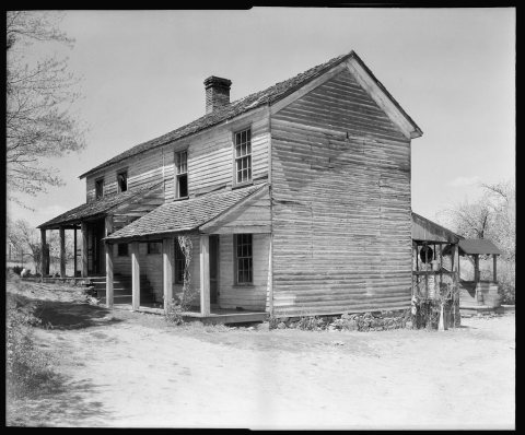 House beyond Fairfax Court on Route 50