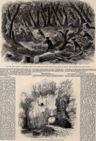 Illustrations from The Illustrated London News, 17 August 1861