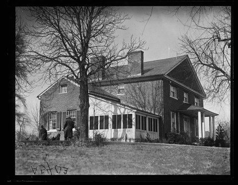 Rep. Campbell's House. Abingdon. One time Washington's house in Va