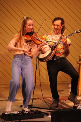Bronwyn Keith-Hynes and Kyle Tuttle with Molly Tuttle & Golden Highway - Blue Ridge Music Center - Galax VA - September…