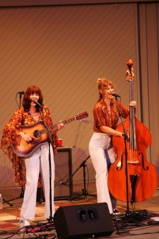 Molly Tuttle and Shelby Means (1) with Molly Tuttle & Golden Highway - Blue Ridge Music Center - Galax VA - September 0…