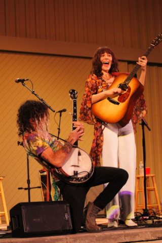 Kyle Tuttle and Molly Tuttle with Molly Tuttle & Golden Highway - Blue Ridge Music Center - Galax VA - September 03, 20…