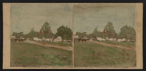 Army guards Hdqtrs at Manassas