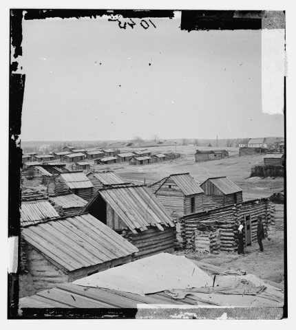 Manassas, Virginia. Confederate winter quarters LOC cwpb.01311