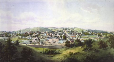 Staunton, Va., drawn from nature by Ed. Beyer