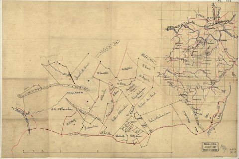 Sketch map of the vicinity of Roanoke, Virginia