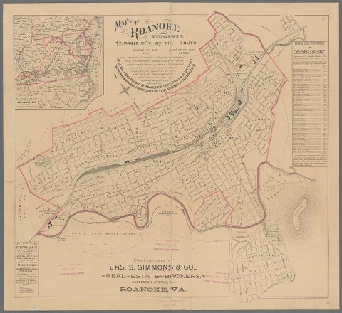Roanoke Virginia 1890